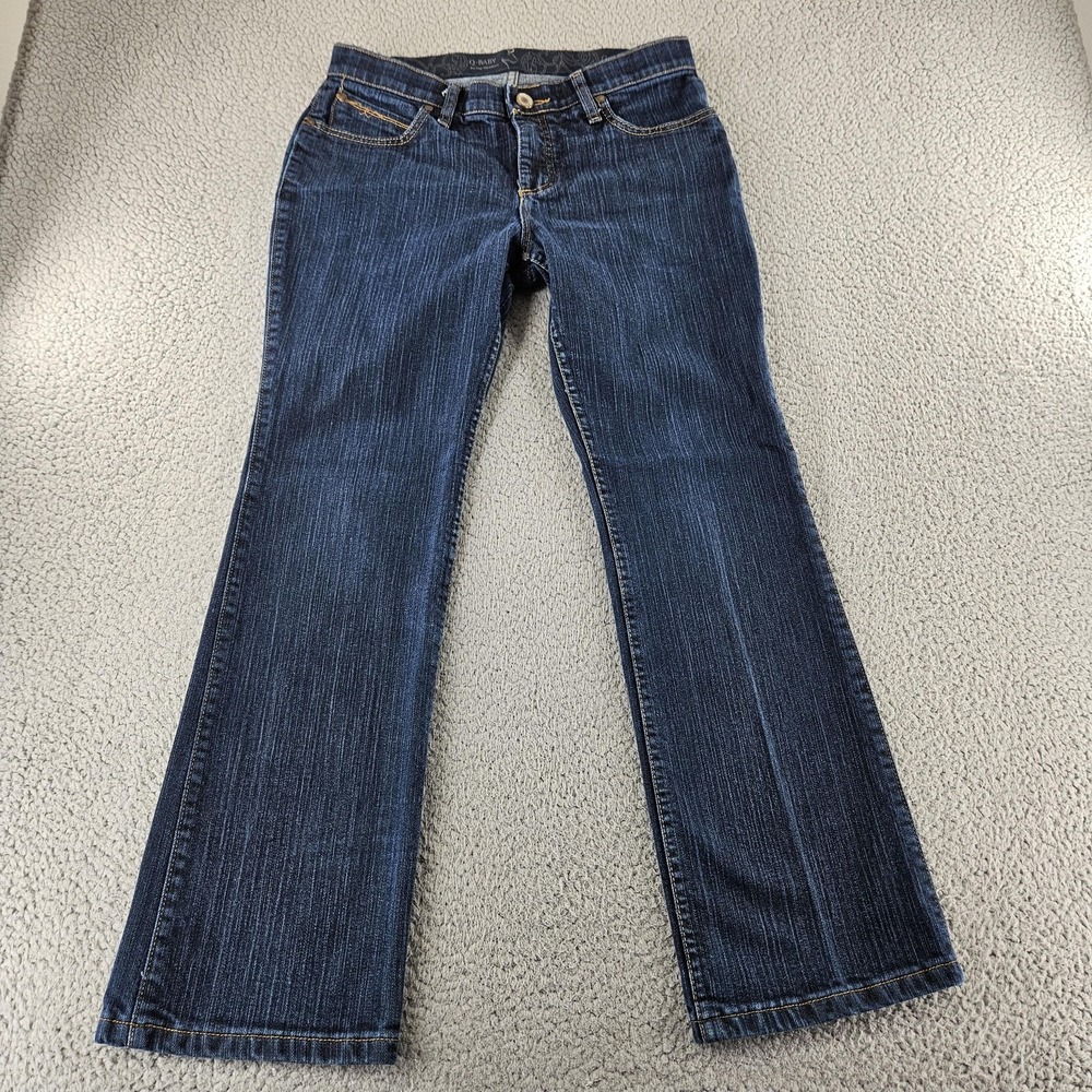 Wrangler Q-Baby Jeans Womens 8x30 Blue No Gap Waistband Bootcut WRQ20DD‎